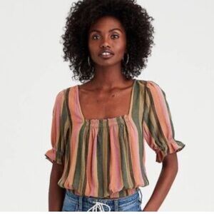 American Eagle Outfitters Striped Top